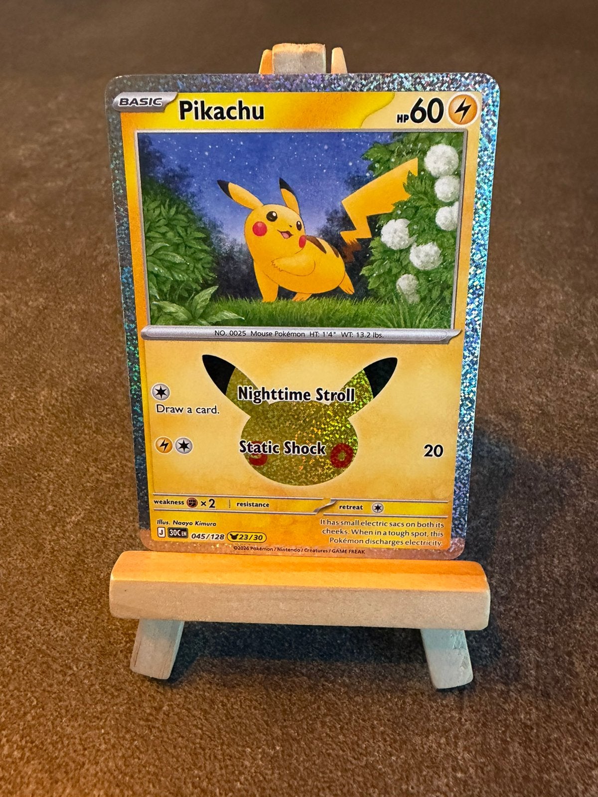 Pikachu 45 (23/30) Pokémon Celebration 30th, Ophalen of Verzenden, Zo goed als nieuw