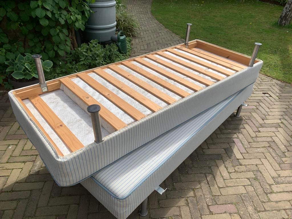IKEA Sultan bedden  80x200. 2 stuks, Huis en Inrichting, Ophalen, Overige materialen, Gebruikt, Wit