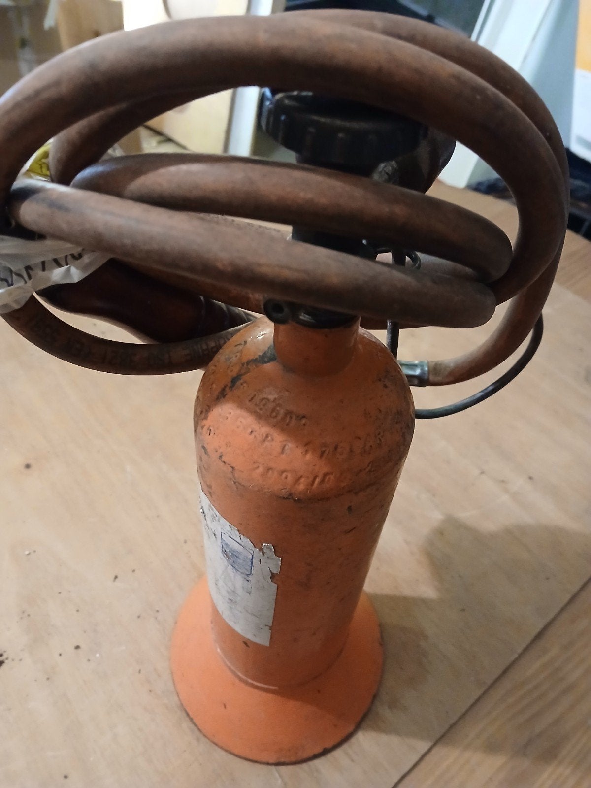 Kayser propaanbrander met gasfles, Doe-het-zelf en Verbouw, Ophalen of Verzenden, Gebruikt, Overige typen, Overige merken