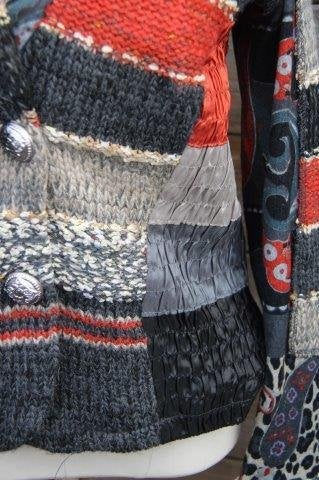 Vest grijs/ rood Lulu-H mt M Winter Vaste prijs AANBIEDING, Maat 38/40 (M), Ophalen of Verzenden, Zo goed als nieuw, Rood