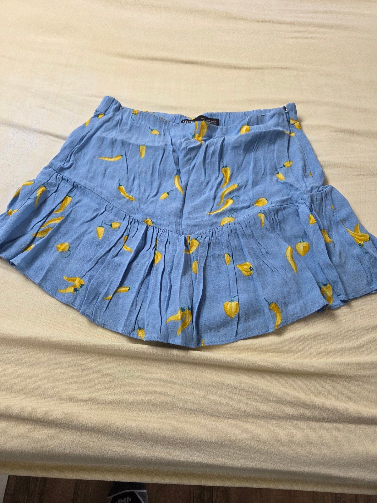 Zara Skort met Peperprint - Maat S, Kleding | Dames, Rokken, Blauw, Zara, Ophalen of Verzenden, Maat 36 (S)