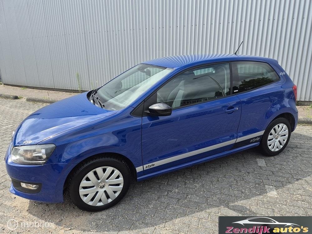 Volkswagen Polo 1.2 Style, Auto's, 967 kg, Gebruikt, Zwart, 1198 cc