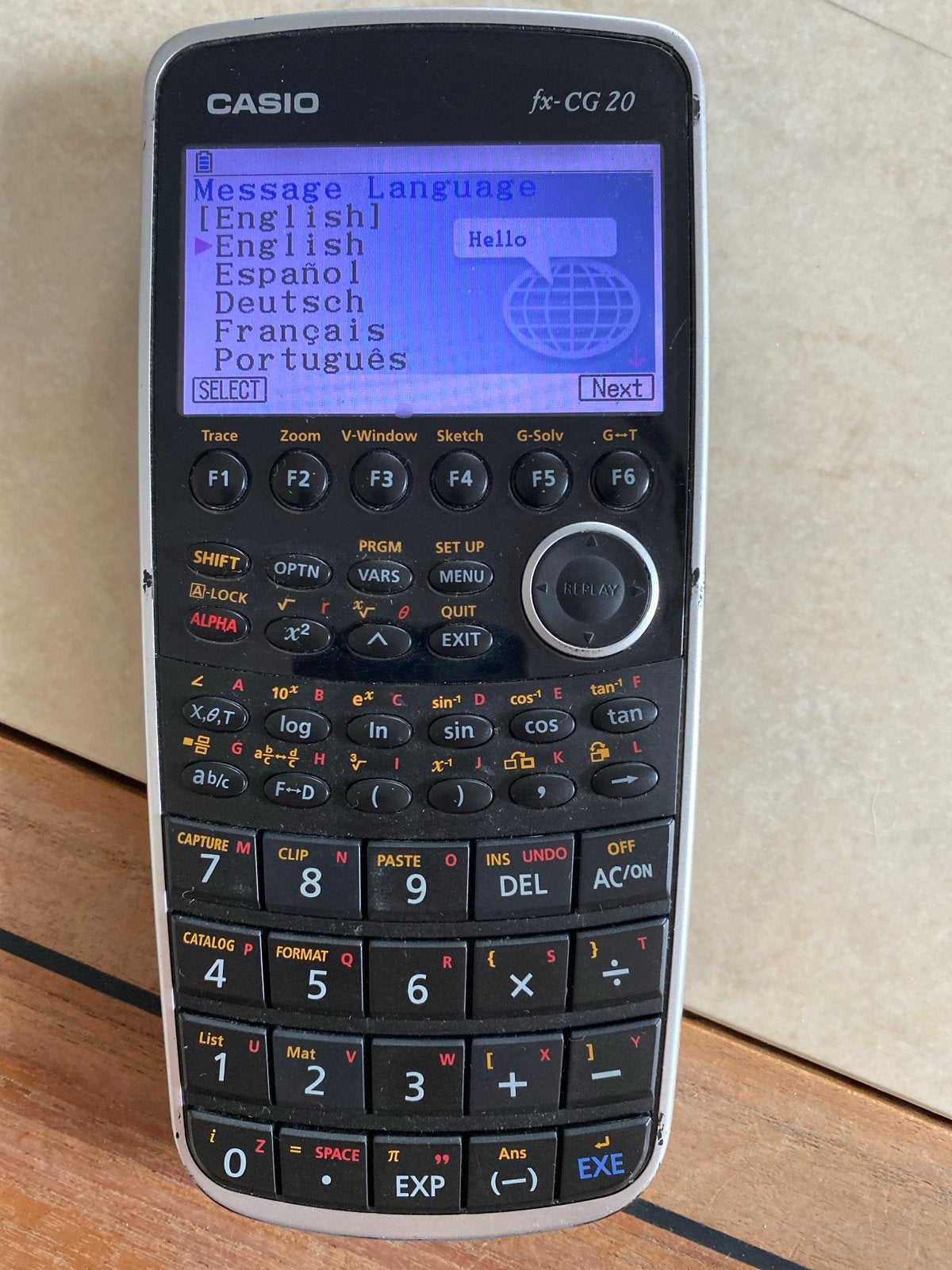 Casio fx cg 20 grafische rekenmachine, Diversen, Rekenmachines, Verzenden, Grafische rekenmachine