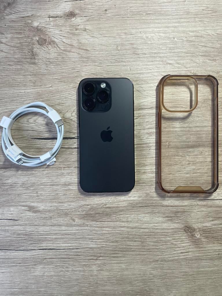 iPhone 14 Pro 256gb - 81%, Telecommunicatie, Mobiele telefoons | Apple iPhone, IPhone 14 Pro, Zwart, Zo goed als nieuw, 81 %