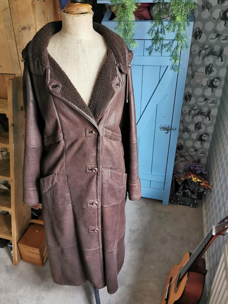 Jas mantel duffel werner christ retro vintage alternatief, Ophalen, Zo goed als nieuw, Maat 38/40 (M)