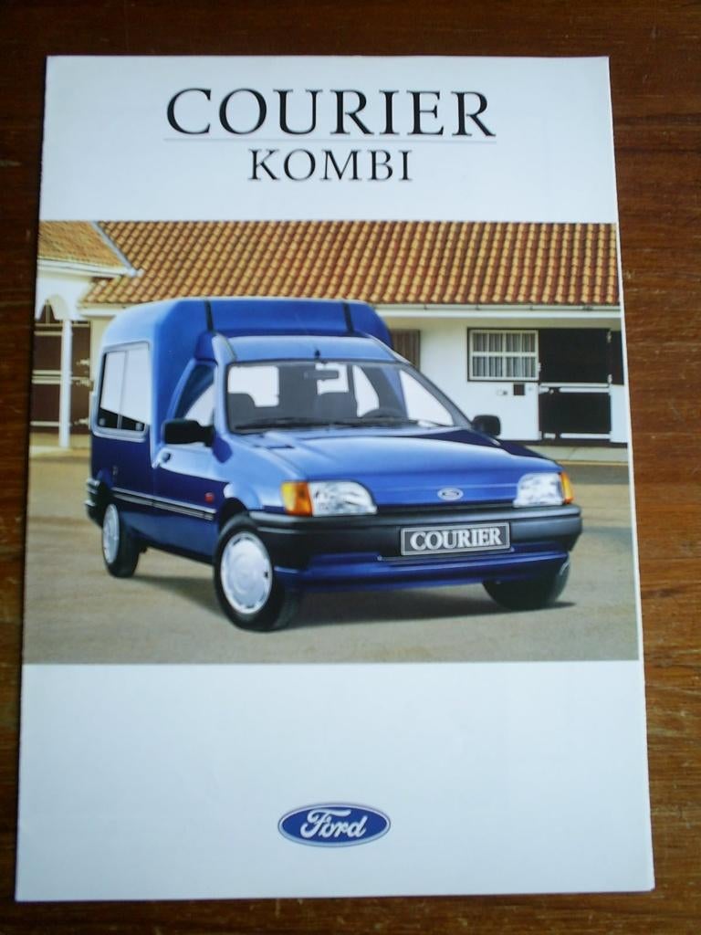 Ford Fiesta Courier / Kombi 12 / 1992 6 pag., Verzenden, Zo goed als nieuw, Ford
