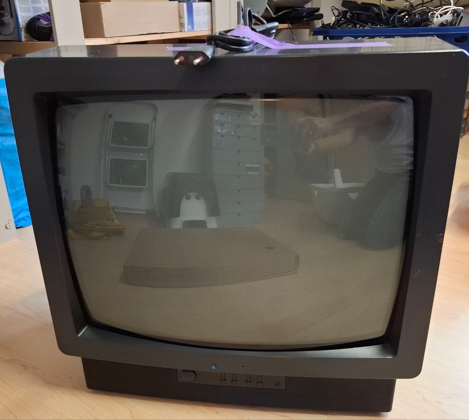 Blaupunkt PM 51-43 VT CRT TV met stroom- en SCART-kabel, Gebruikt, 50 Hz, 40 tot 60 cm, Ophalen