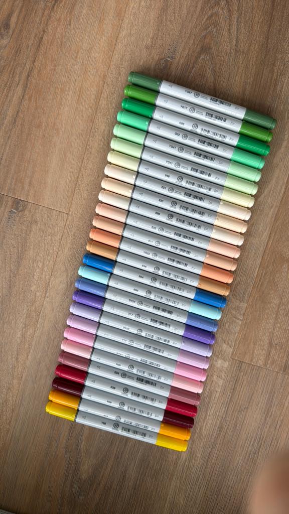 Nieuwe Copic markers! 27 stuk, Hobby en Vrije tijd, Tekenen, Ophalen of Verzenden, Nieuw, Potlood of Stift