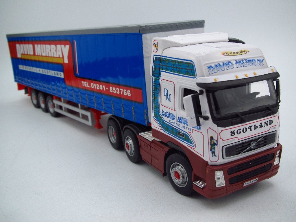 Cararama - Volvo FH12 miniatuur '' David Murray '' 1:50, Ophalen of Verzenden, Zo goed als nieuw, Bus of Vrachtwagen, Overige merken