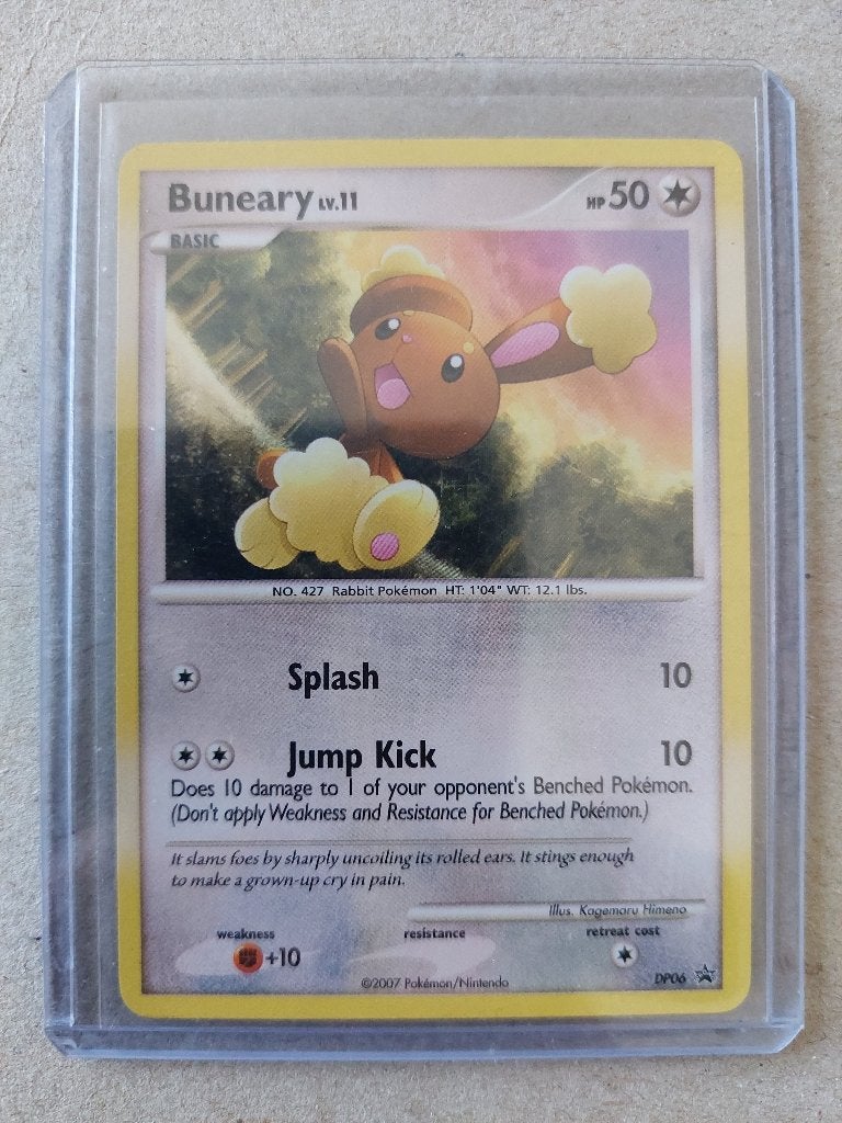 Pokemon Kaarten  Diamond & Pearl  Promo  DP06 Buneary Holo, Hobby en Vrije tijd, Verzamelkaartspellen | Pokémon, Ophalen of Verzenden