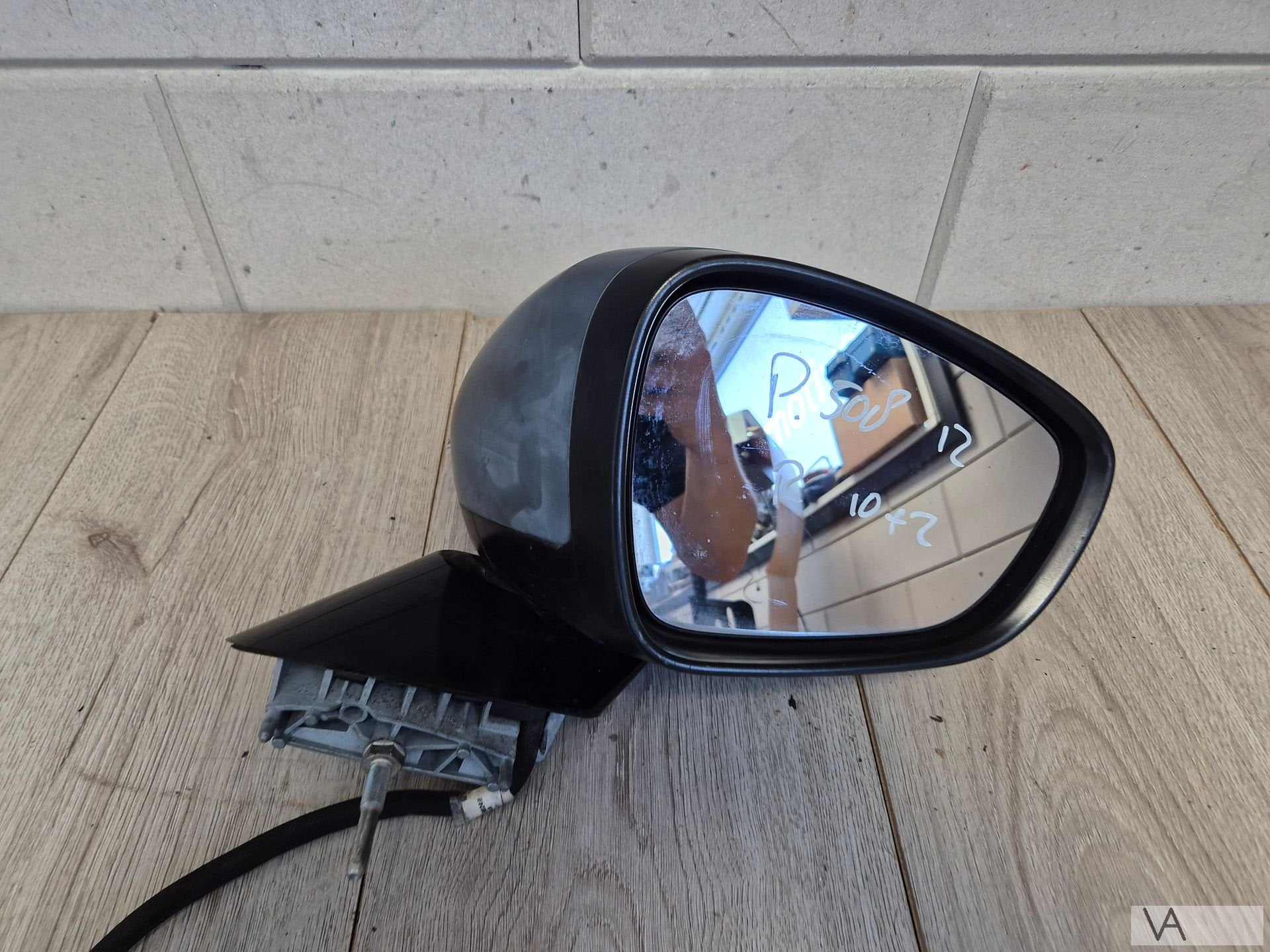 Peugeot 508 2010 - 2017 spiegel rechts 12 draden kapje grijs, Auto-onderdelen, Gebruikt, -, -, Ophalen of Verzenden