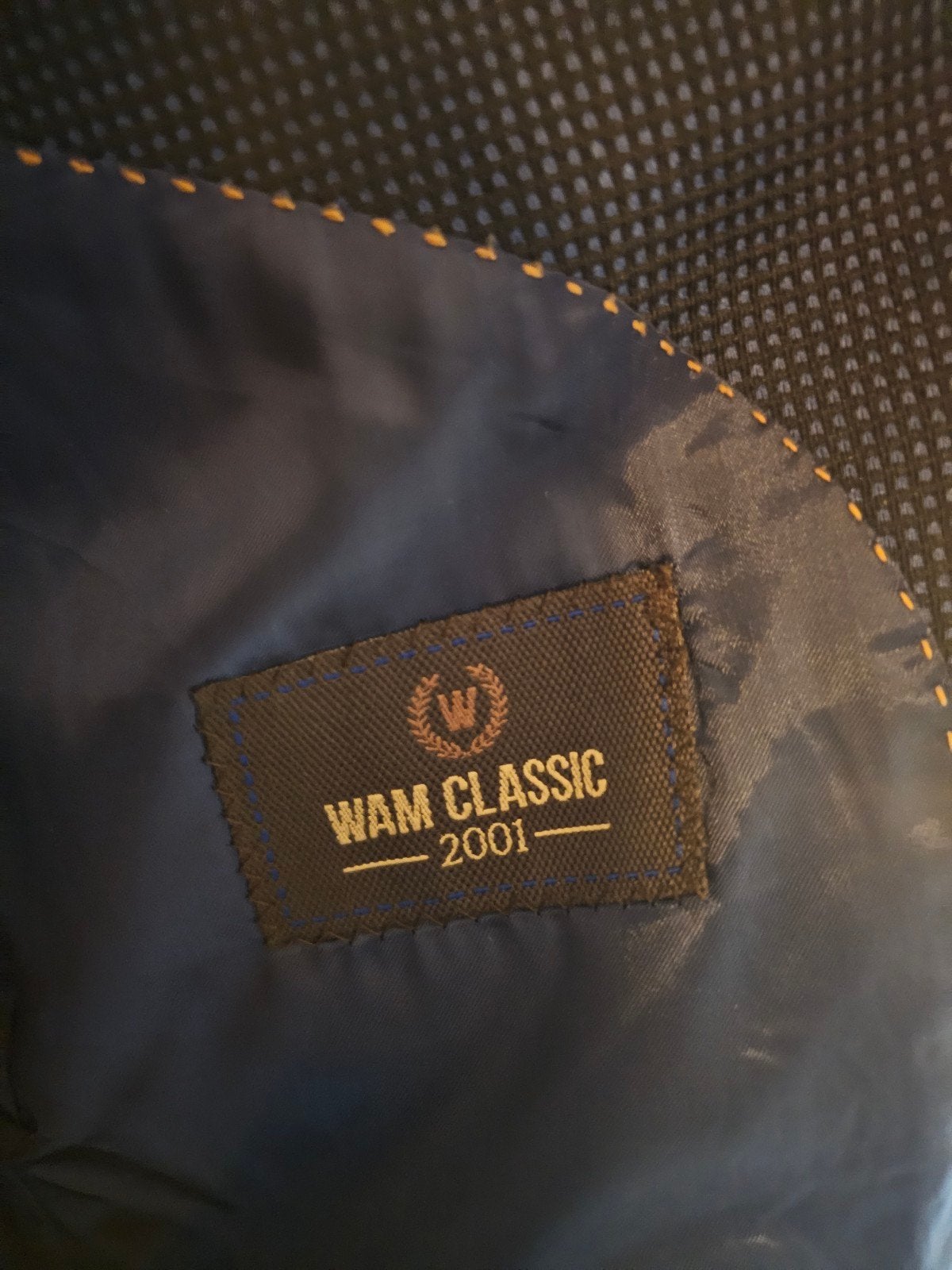 Colbert van Wam Classic, Modern Fit, Maat 56, Ophalen, Blauw, Wam Classic, Maat 56/58 (XL)