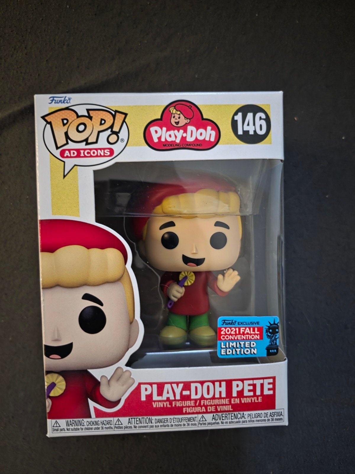 Funko Pop! Ad Icons Play-Doh Pete #146 (2021 Fall Conv.), Ophalen of Verzenden, Zo goed als nieuw