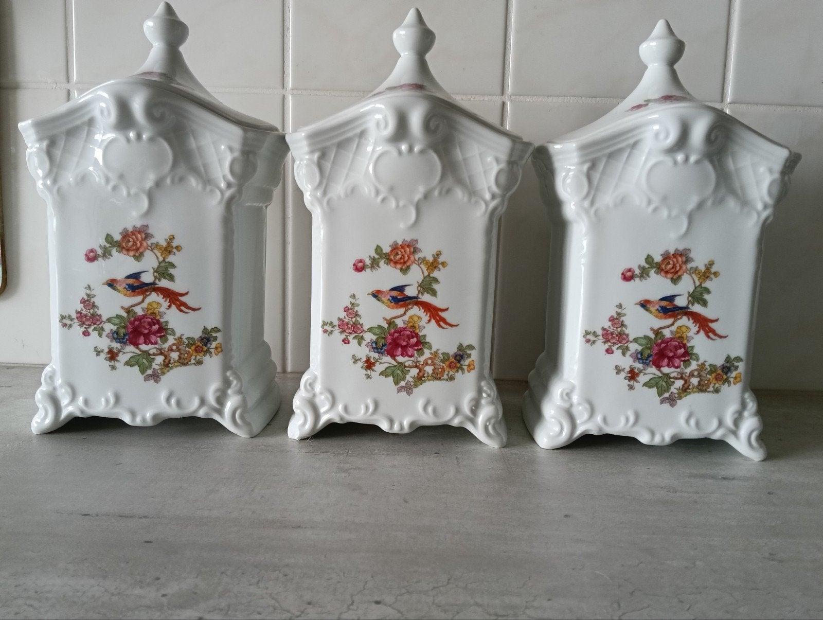 Gerold Porzellan Bavaria Voorraadpotten Set, Ophalen of Verzenden