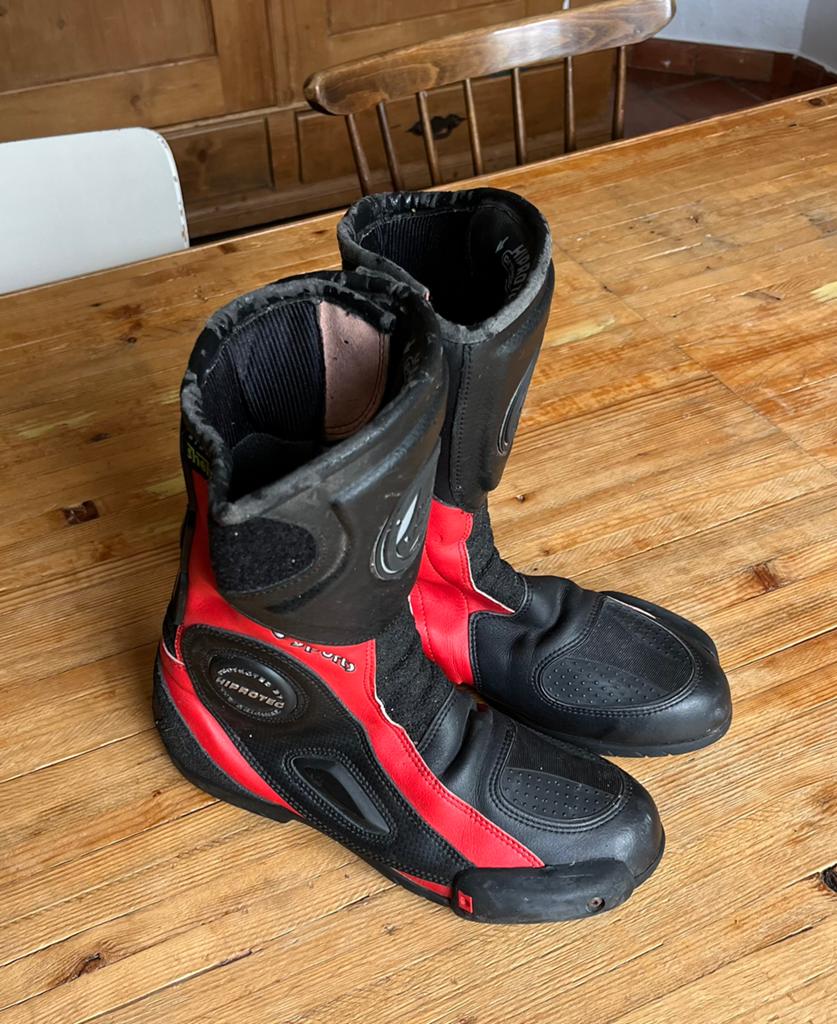 Hein Gericke pro sports lederen motorlaarzen, maat 40, Motoren, Kleding | Motorkleding, Ophalen, Tweedehands, Heren, Laarzen