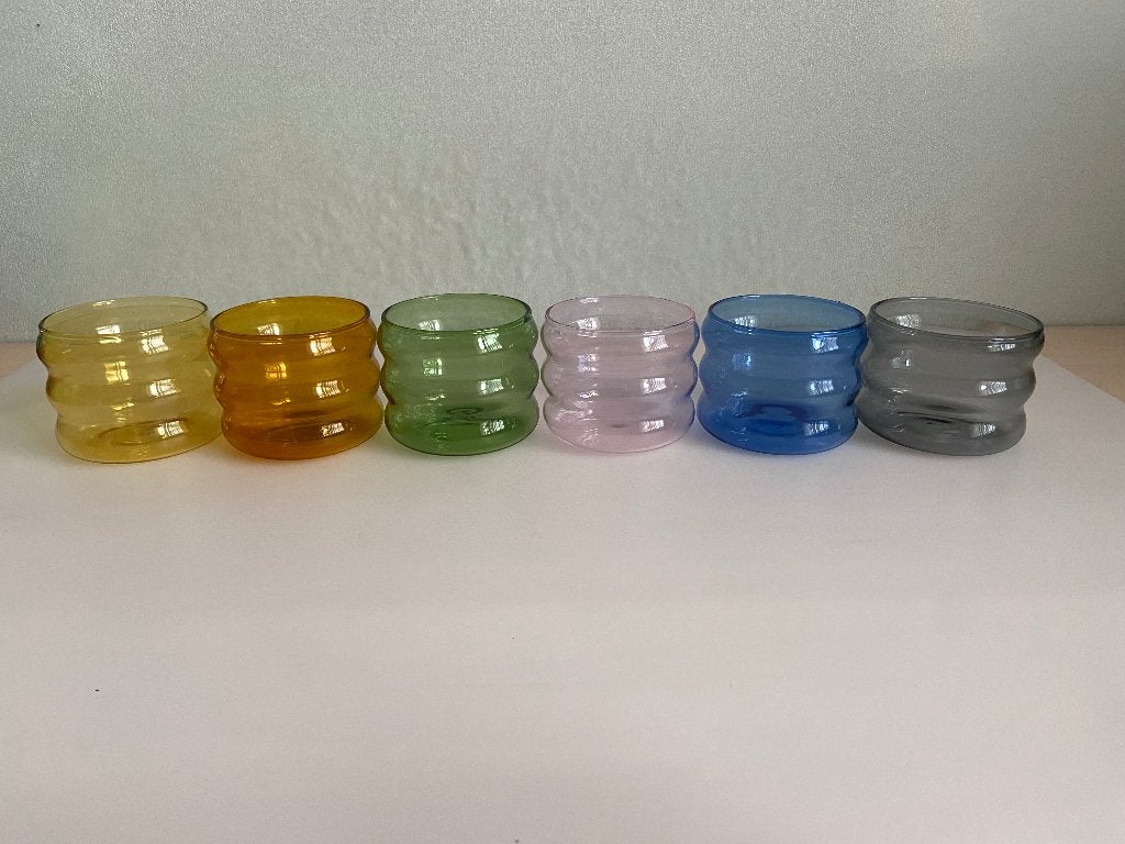 6 x &Klevering Chubby Glass?, Ophalen of Verzenden