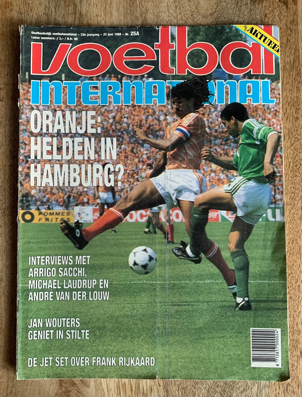 Voetbal International: 22 Juni 1988, Ophalen of Verzenden