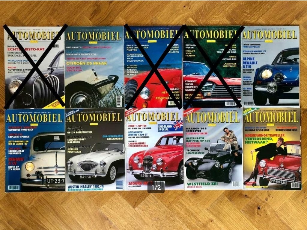 7 bladen Automobiel Klassiek, Ophalen of Verzenden, Nieuw, Algemeen, Automobiel Klassiek