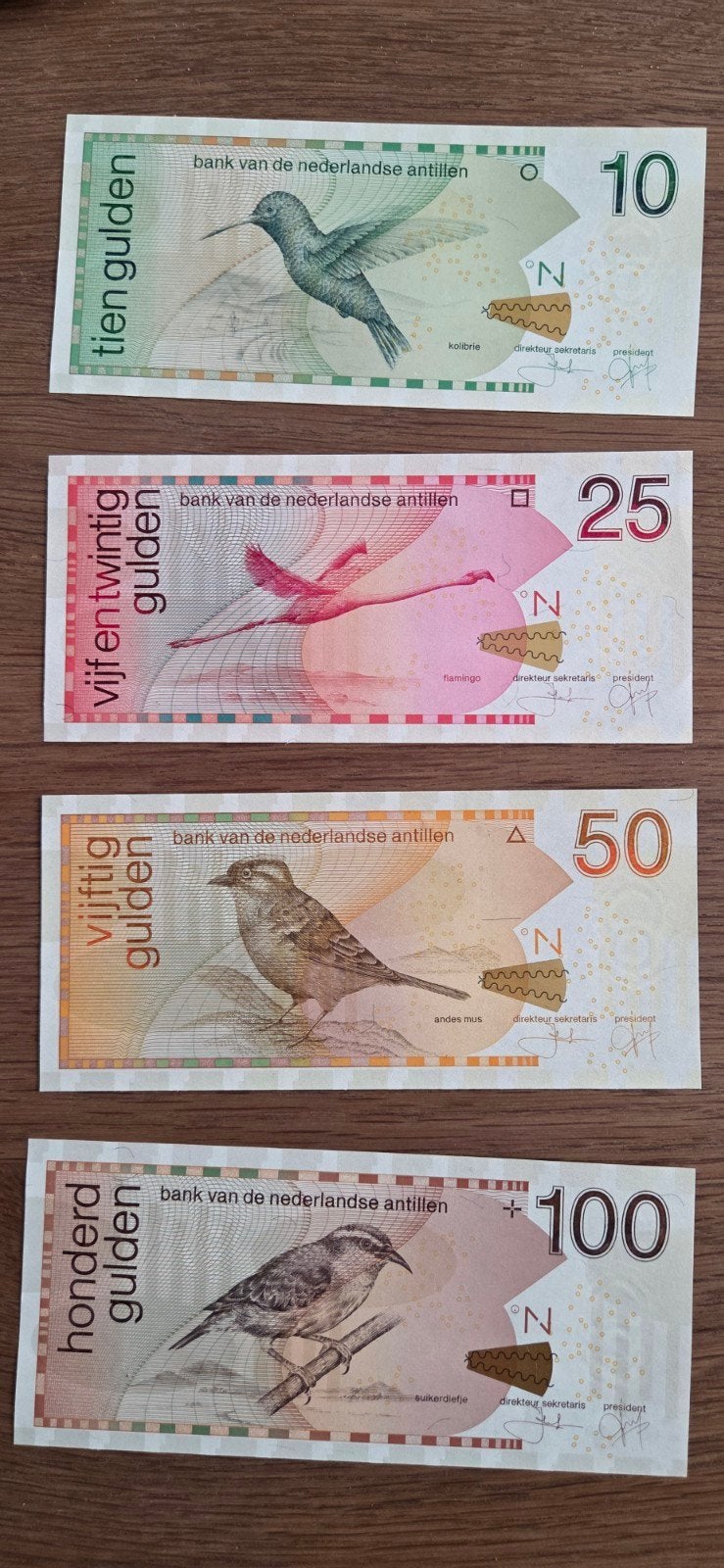 antiliaanse gulden Curacak, Postzegels en Munten, Bankbiljetten | Nederland, Ophalen of Verzenden, Setje