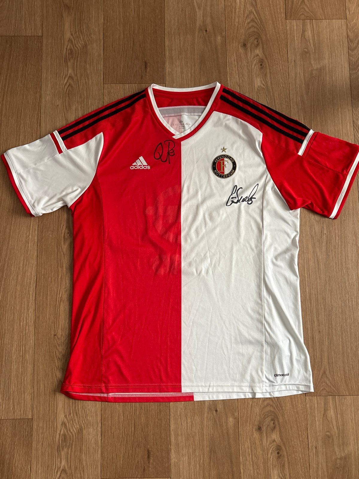 Gesigneerd Feyenoord voetbalshirt, Groter dan maat XL, Ophalen of Verzenden, Zo goed als nieuw, Shirt