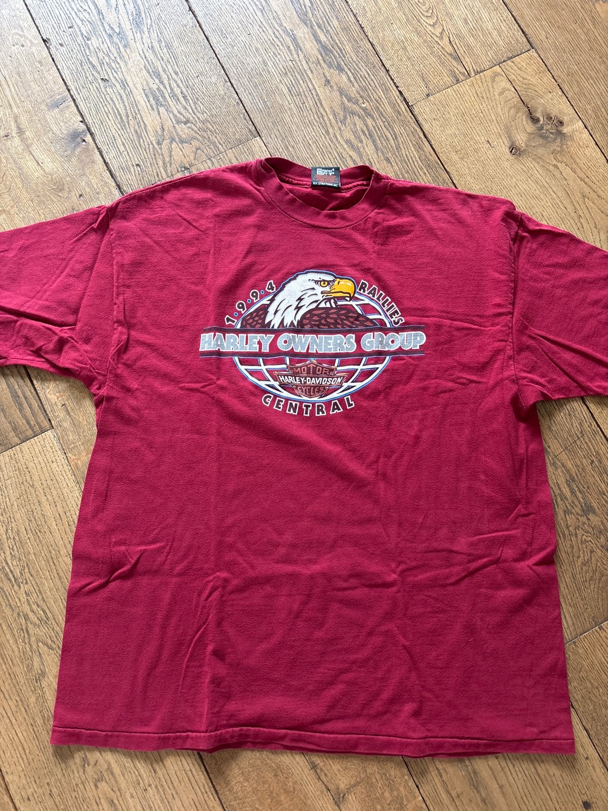 Harley Davidson T-shirt - Zo goed als nieuw - Maat XXL, Ophalen of Verzenden, Zo goed als nieuw, Overige maten, Rood