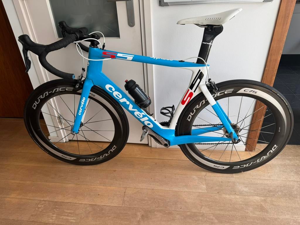 Cervelo S5, volledig Dura Ace mt 56 / L, Fietsen en Brommers, Carbon, Zo goed als nieuw, Meer dan 20 versnellingen, 53 tot 57 cm
