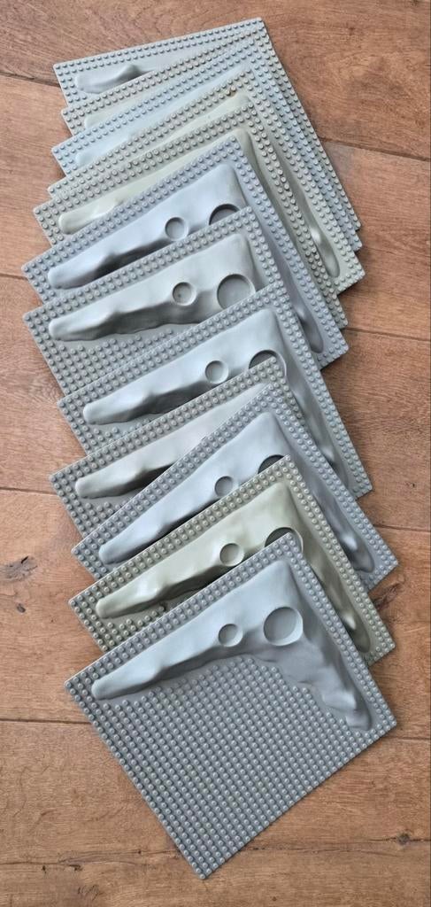 12 Lego grondplaten met maan krater en reliëf, Ophalen of Verzenden
