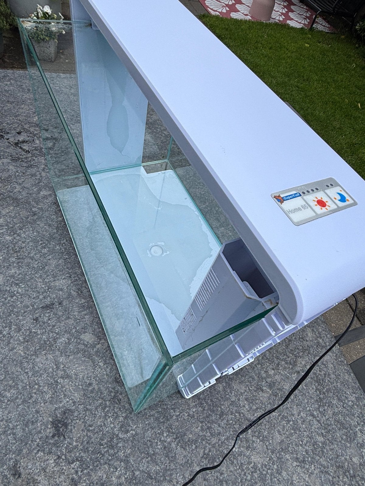 Superfish acquarim 60 liter- kan makkelijk nog een ronde mee, Dieren en Toebehoren, Vissen | Aquaria en Toebehoren, Ophalen, Gebruikt