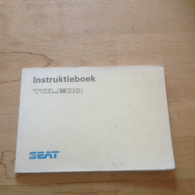 Seat Toledo     Instructieboek     1991     NL, Ophalen of Verzenden