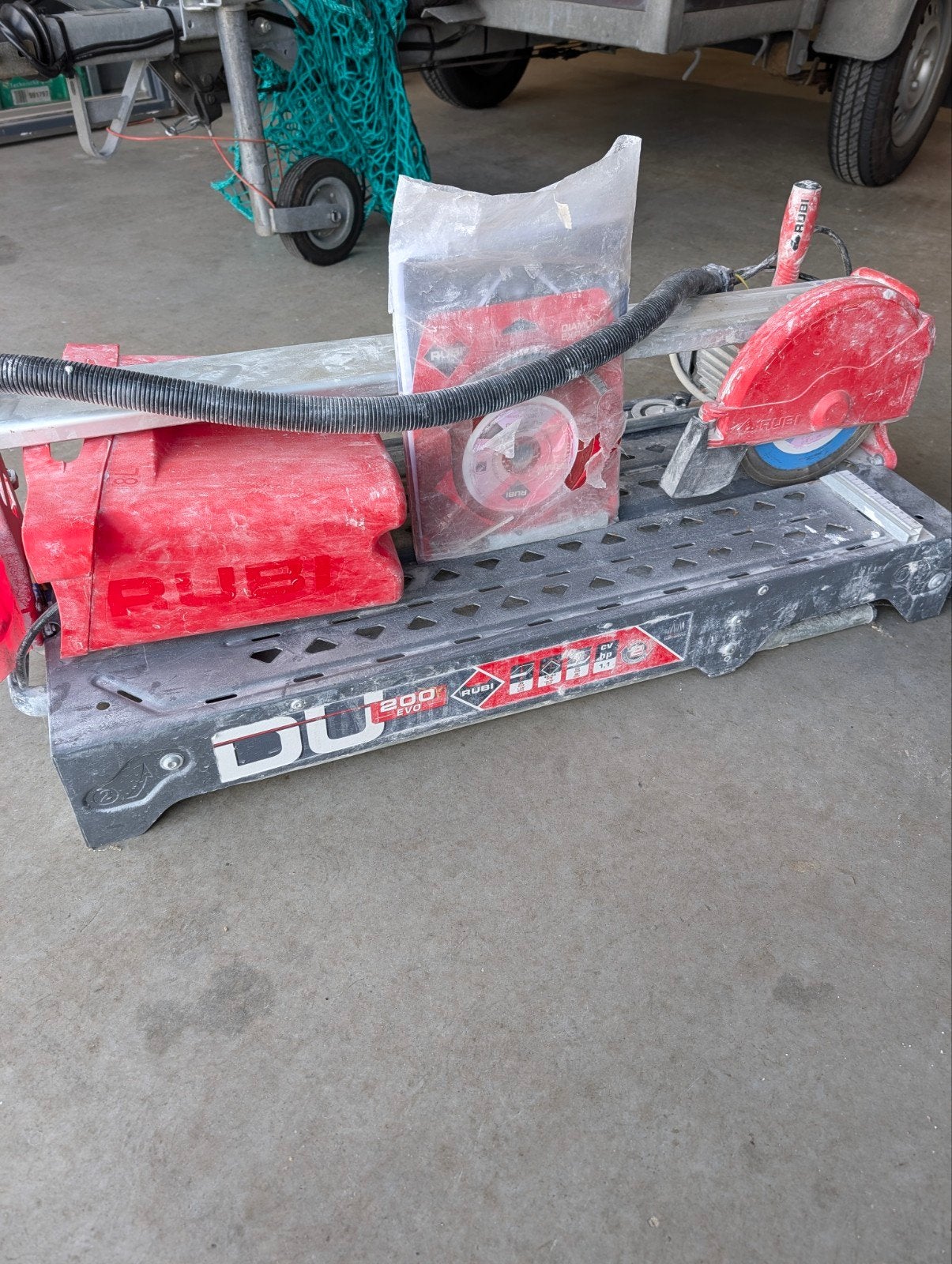 Rubi DU-200 EVO Tegelzaag - Professionele Kwaliteit, Ophalen, Gebruikt, Overige typen, 600 tot 1200 watt