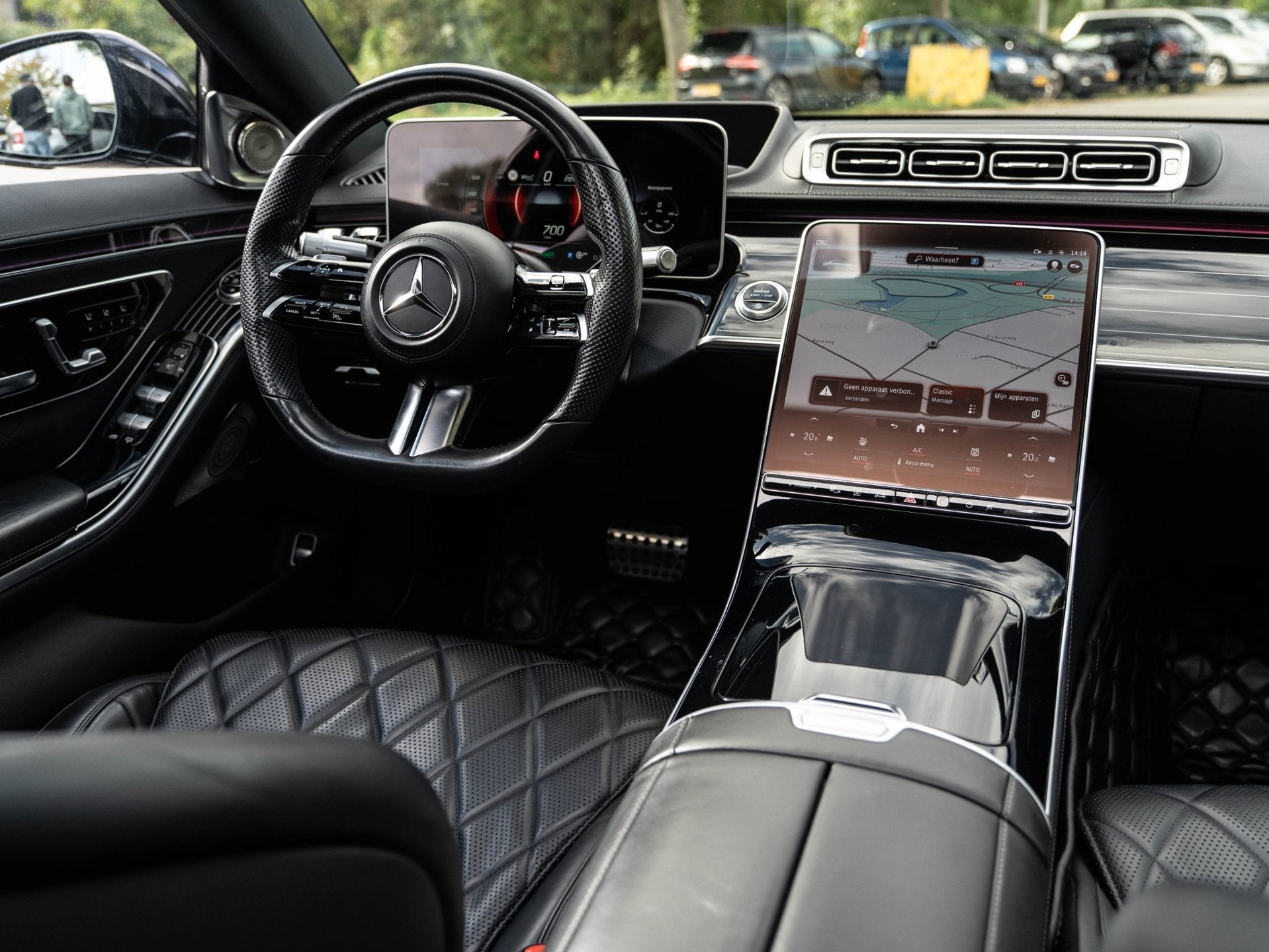 Mercedes-Benz S-klasse 500 4MATIC Lang AMG | 4 WIEL BESTURIN, Auto's, Automaat, Dealer onderhouden, 435 pk, Gebruikt