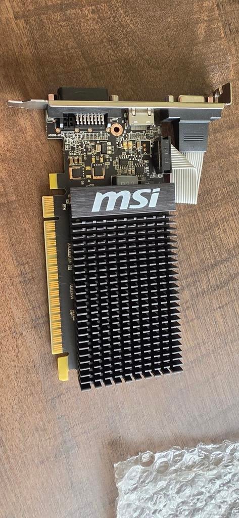 MSI NVIDIA GeForce GT 710 2GD3H LP Videokaart - Nieuw, Computers en Software, Videokaarten, Nieuw, Nvidia, PCI-Express 2.0, GDDR3