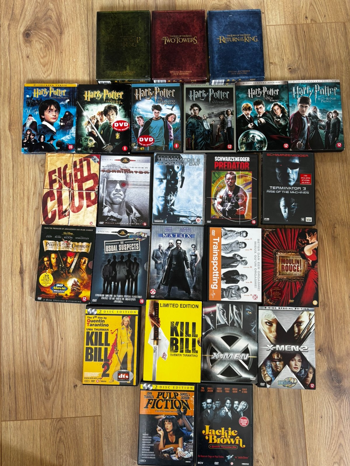 DVD collectie: Tarantino Steelbook, LOTR Extended, Harry Pot, Vanaf 12 jaar, Ophalen of Verzenden, Zo goed als nieuw