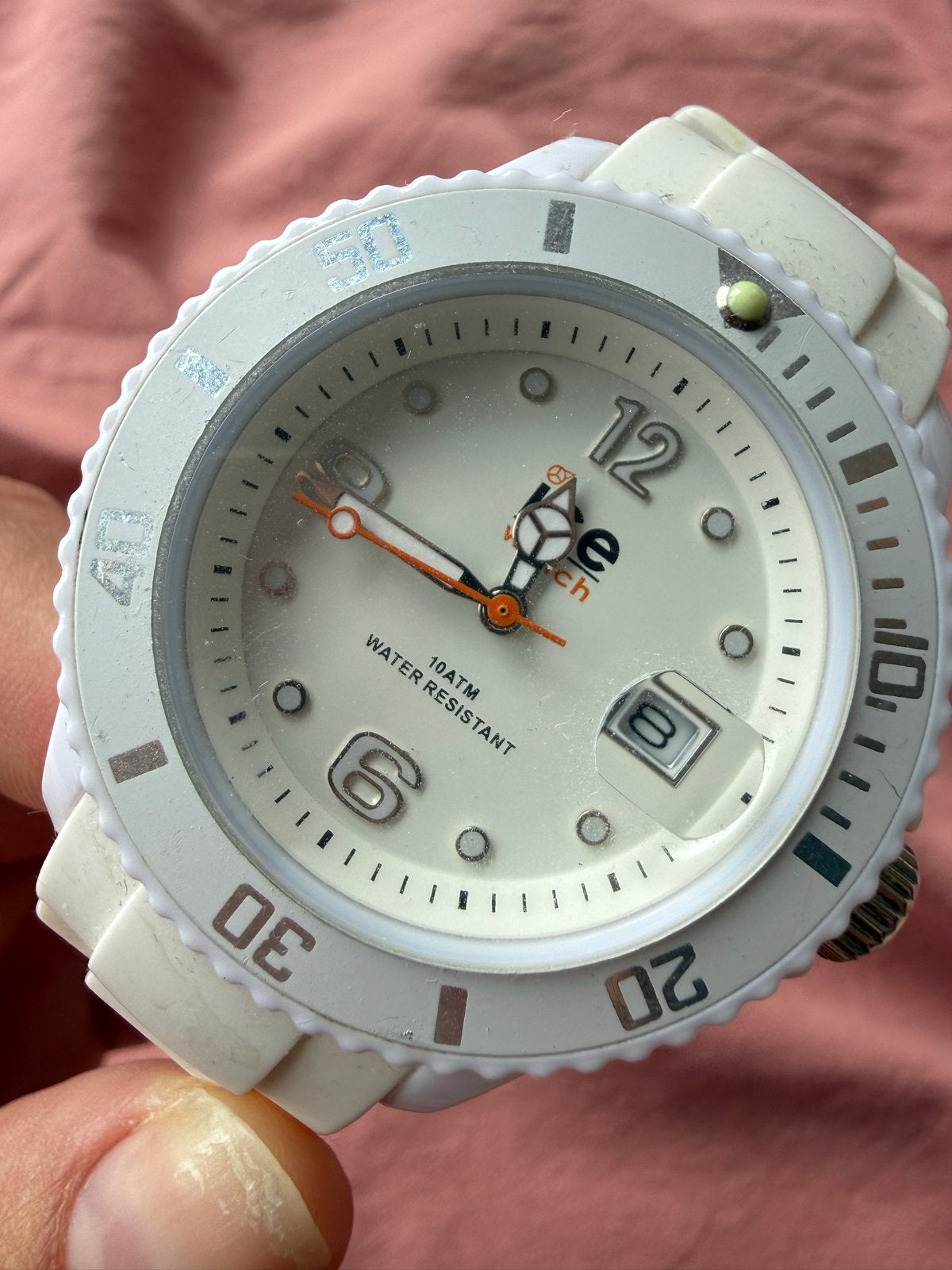 Witte Ice Watch - Alleen verzenden, Overige merken, Kunststof, Gebruikt, Verzenden