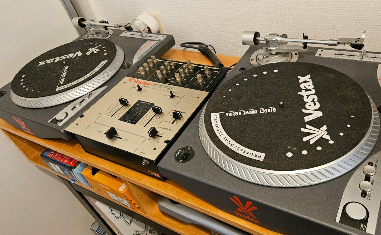 Legendarische Vestax Battle-Set: PDX-a1S + PMC-05 ProII, Pitch-regelaar, Zo goed als nieuw, Platenspeler, Ophalen