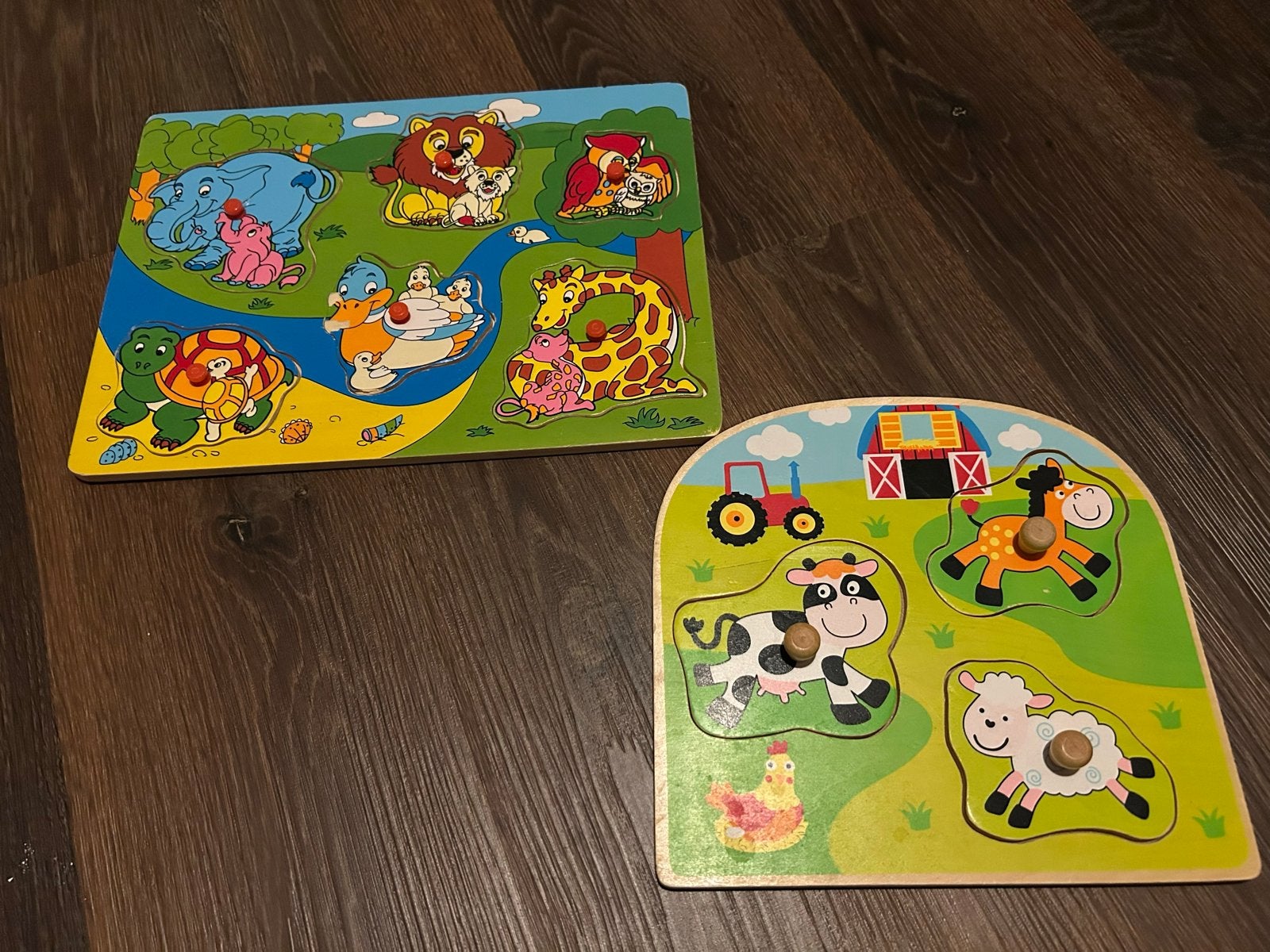 Houten puzzels, Ophalen, 2 tot 4 jaar, Gebruikt, Van hout