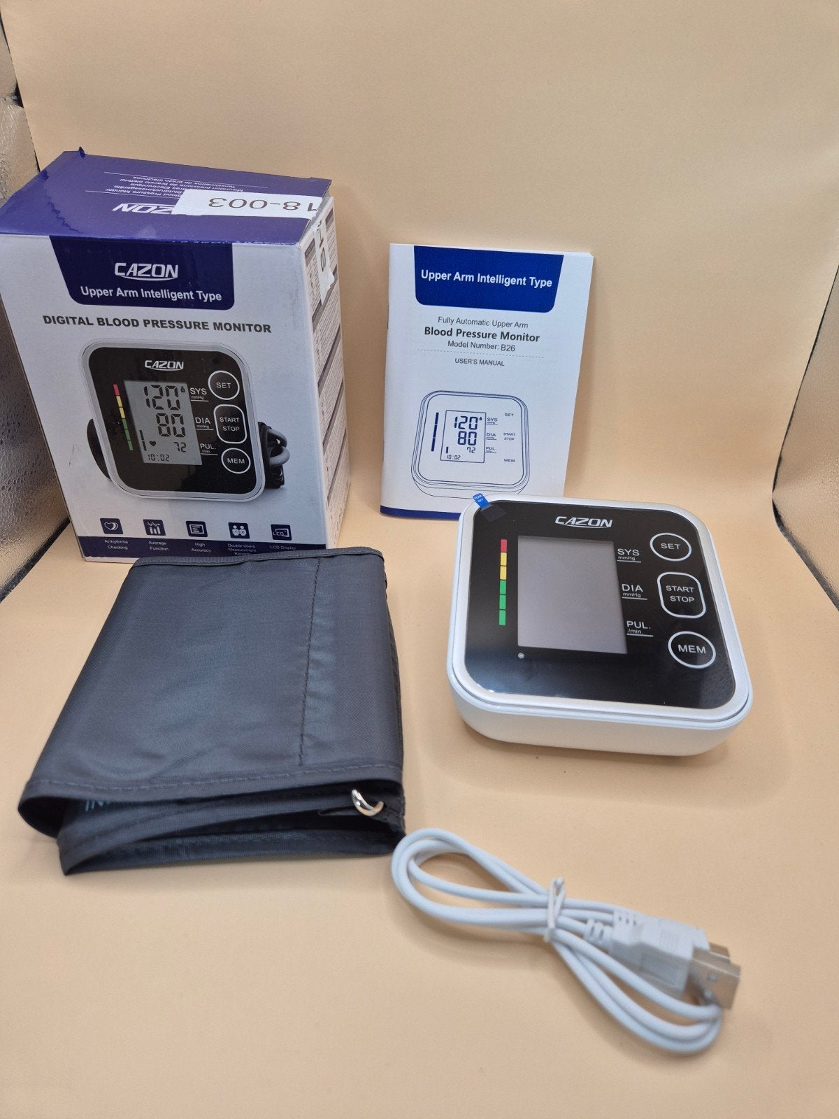 Nieuwe Cazon Bloeddrukmeter - Ongebruikt, in doos, Ophalen of Verzenden, Nieuw, Overige typen
