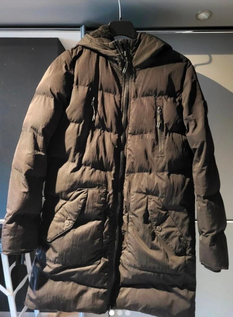 Meisjes Cars winterjas maat 16 = 176 zwart, Ophalen of Verzenden, Zo goed als nieuw, Overige maten, Zwart