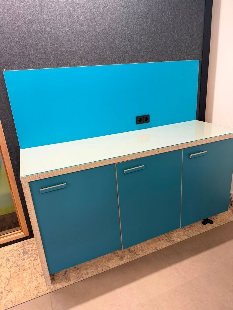 Pantry 180x62x92, Huis en Inrichting, Ophalen, Blauw, 150 tot 200 cm, Zo goed als nieuw