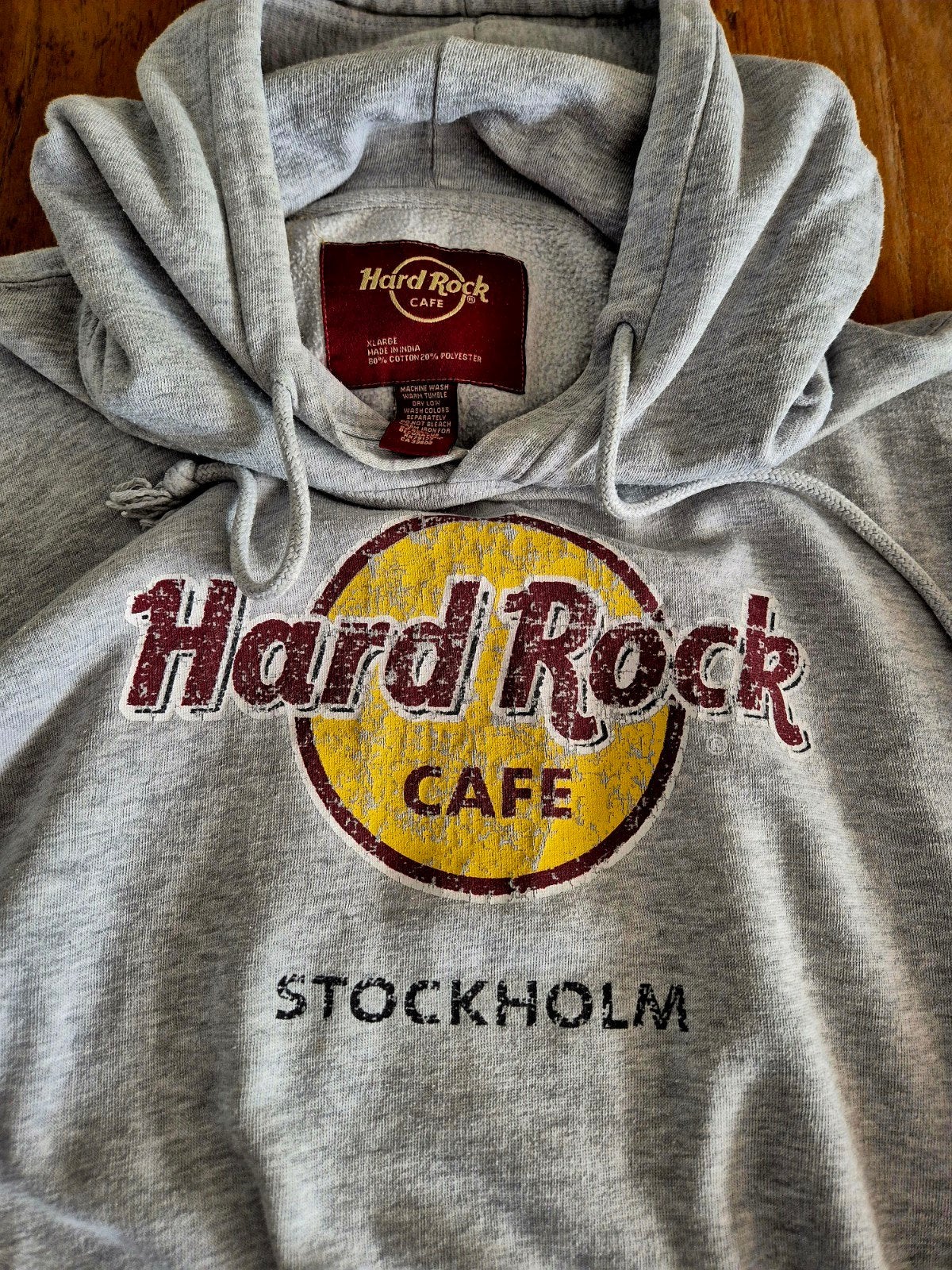 Hard Rock Cafe Stockholm hoodie XL, Ophalen of Verzenden, Zo goed als nieuw, Maat 56/58 (XL), Zwart