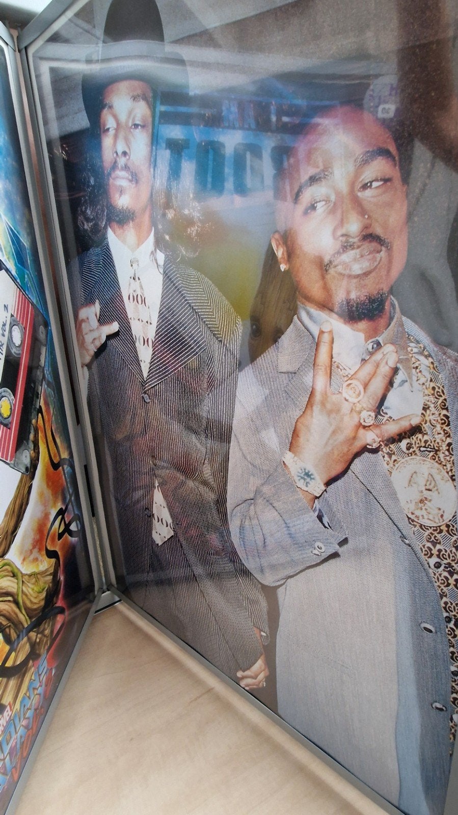Tupac en Snoop Dogg Poster - Uniek Kunstwerk, Ophalen of Verzenden, Zo goed als nieuw, Poster, Artwork of Schilderij