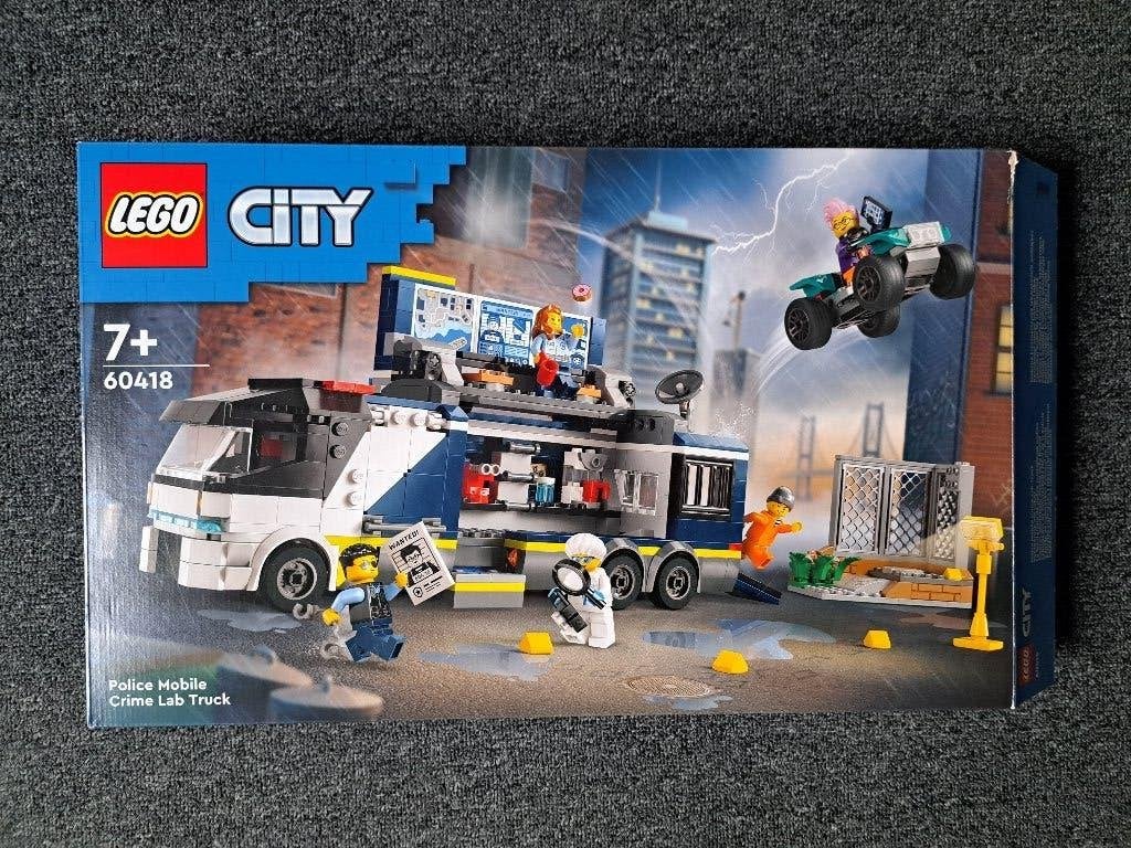 LEGO City 60418 Mobiel Misdaadlab Vrachtwagen, City, Lego, Nieuw, Ophalen of Verzenden