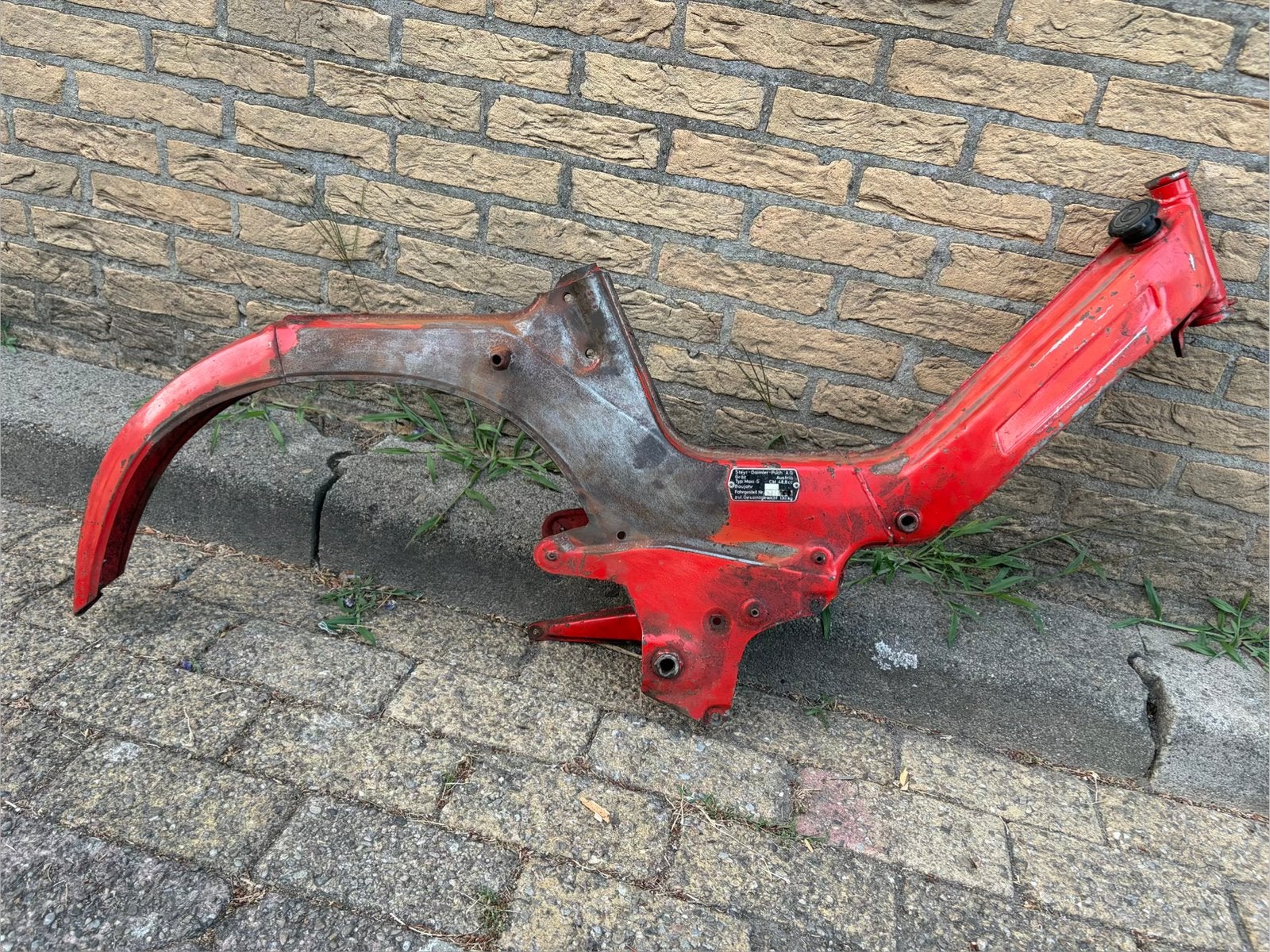 Puch Maxi S frame, Fietsen en Brommers, Brommeronderdelen | Puch, Ophalen, Gebruikt, Frame