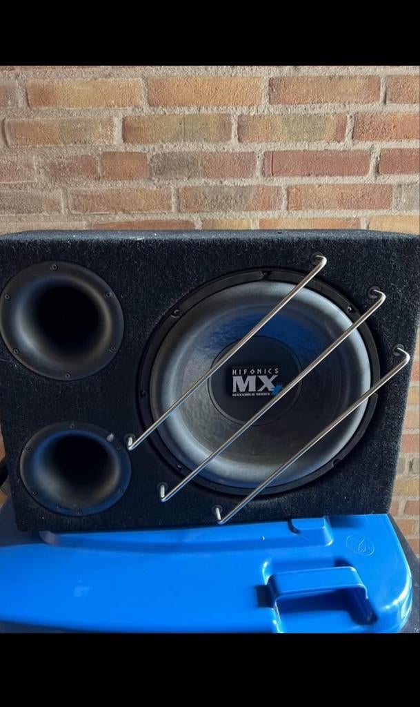Subwoofer + Magnat Versterker 1100 Watt, Ophalen of Verzenden