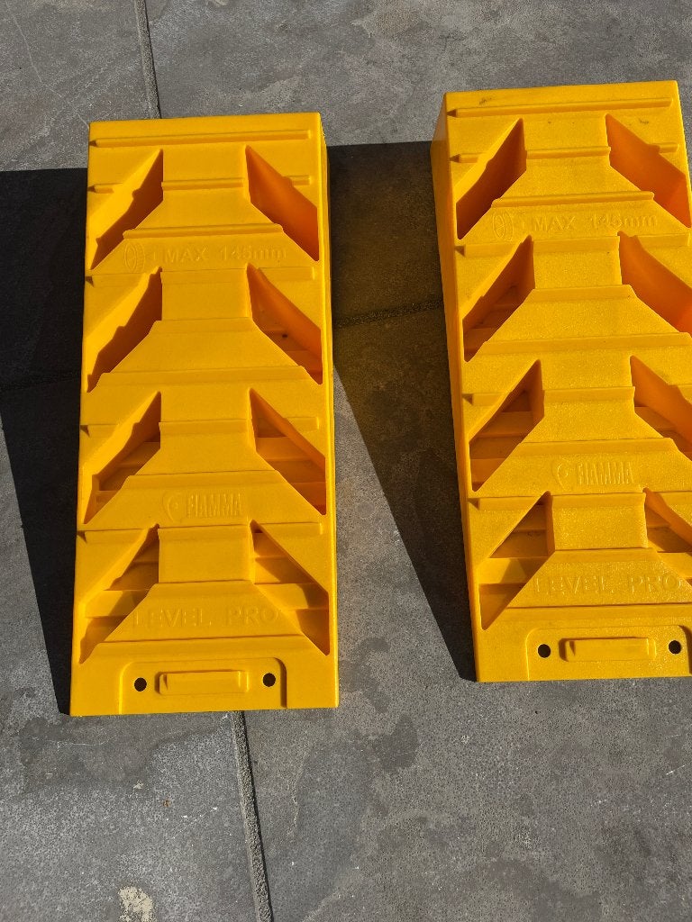 Fiamma Level System Magnum levellers oprijblokken, Ophalen of Verzenden, Zo goed als nieuw