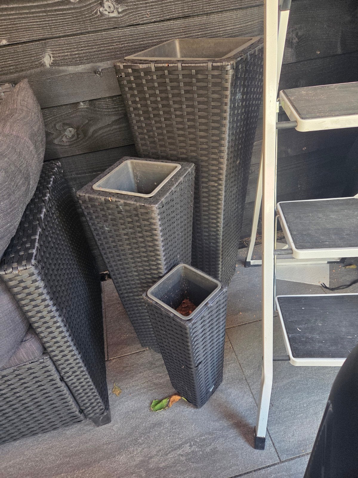 Plantenbakken te koop, 3 stuks, Tuin en Terras, Tuinmeubel-accessoires, Ophalen, Gebruikt