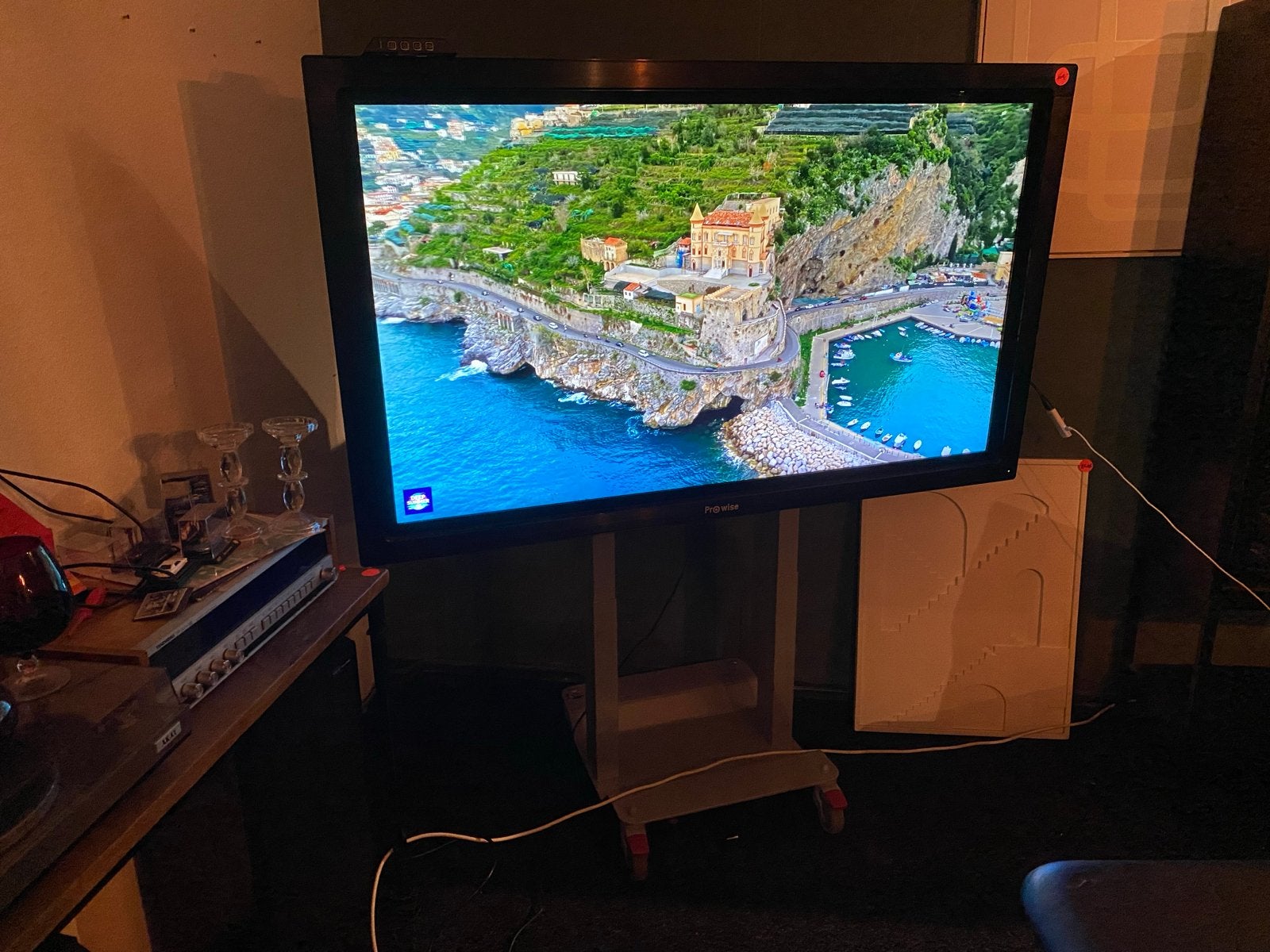 65 inch Prowise TV op verrijdbare standaard touchscreen, 50 Hz, 100 cm of meer, Full HD (1080p), Ophalen