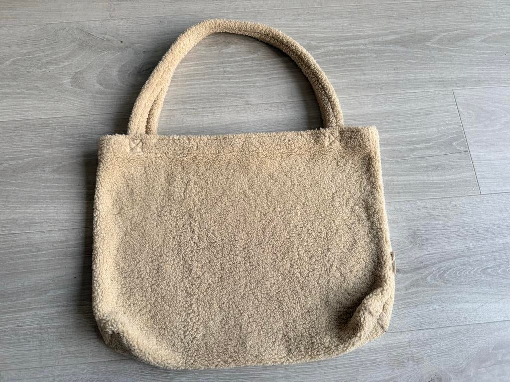 Studio Noos Teddy mom bag, Sieraden, Tassen en Uiterlijk, Tassen | Damestassen, Zo goed als nieuw, Shopper, Beige, Ophalen