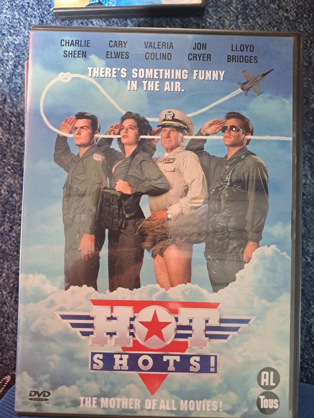 Hot shots 1&2 (dvd), Ophalen of Verzenden, Zo goed als nieuw, Actie en Avontuur, Alle leeftijden