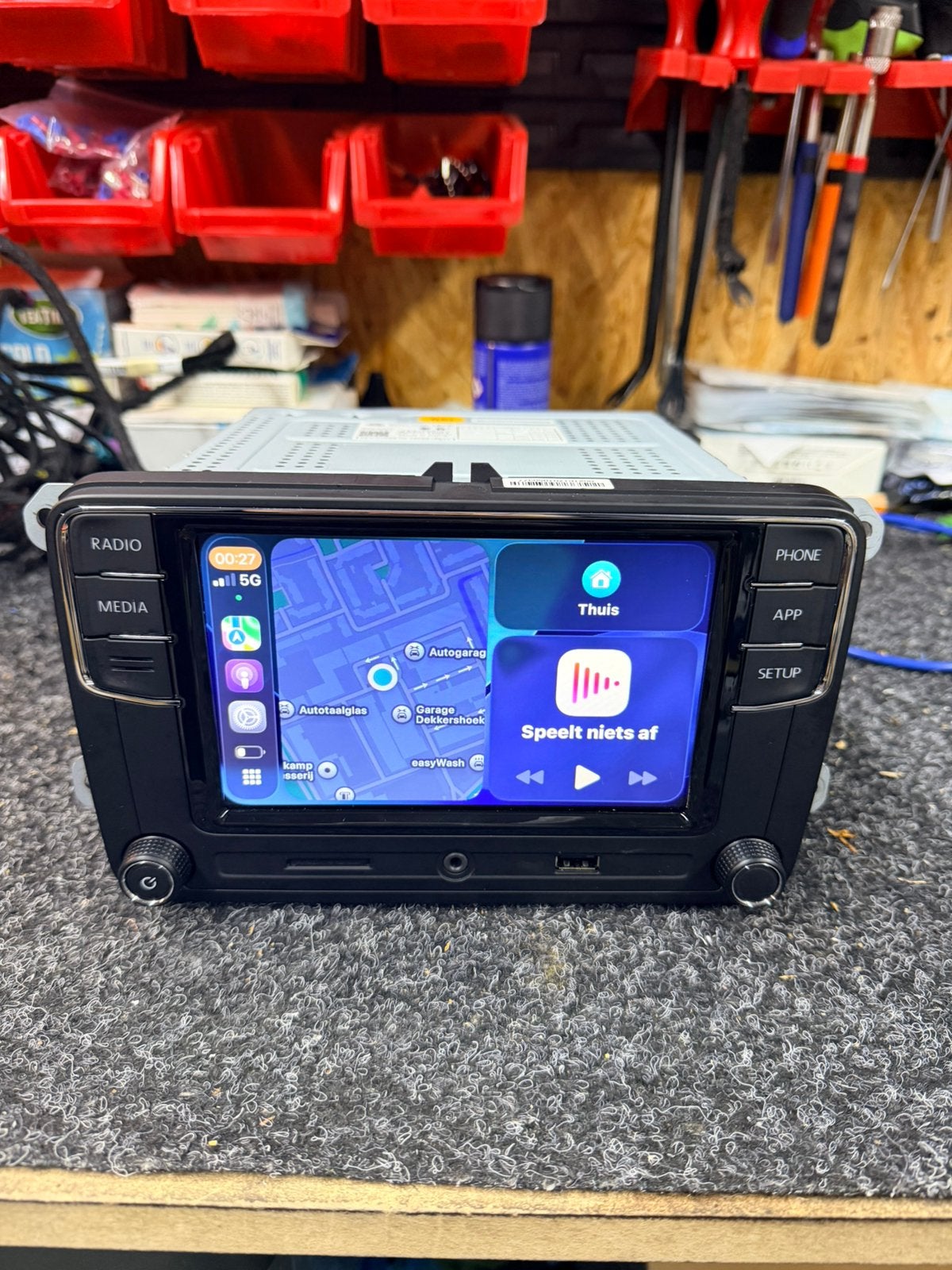VW RCD 330 noname OEM CARPLAY originele vw rcd 330 noname, Rcd 330, Rcd 330, Ophalen of Verzenden, Zo goed als nieuw